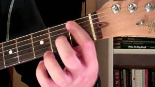 How To Play the Bb5 Chord On Guitar B flat diminished fifth 5th [upl. by Pish]