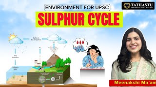 Biogeochemical Cycles Sulphur Cycle Environment amp Ecology Series Meenakshi Maam tathastuics [upl. by Ecnesse]