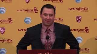 USC Football  Steve Sarkisian Intro Press Conference [upl. by Redan16]