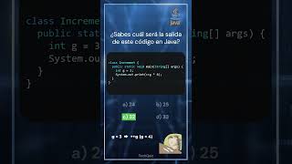 ¿Cuál es la salida de este código en Java 🚀 Descúbrelo aquí Java Programación PreIncremento [upl. by Erde]