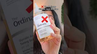 ❌ The Ordinary Glycolic Acid Mistakes That Will DESTROY Your Skin shorts skincare [upl. by Mattheus]