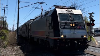 NJ Transit ALP46 4604 NJCL Train 3248 Little Silver NJ [upl. by Ettelegna]