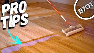 Refinishing Hardwood Floors  START TO FINISH [upl. by Nomihs]