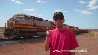 Locomotora GE CM449CW de 4400 HP pilbara Iron Railroad [upl. by Annay188]