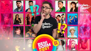 Benidorm Fest 2024  ¿He cambiado de opinión sobre las canciones [upl. by Atinot]