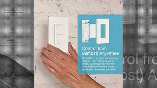 Lutron Caseta Smart Lighting Switch for All Bulb Types or Fans Neutral Wire Required PD 6ANS LA L [upl. by Wheelwright]