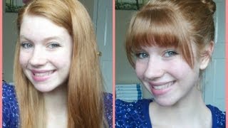 How To Cut Your Own BangsFringe at Home [upl. by Neila]