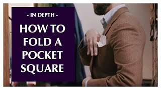 How to wear a pocket square or handkerchief [upl. by Nooj]