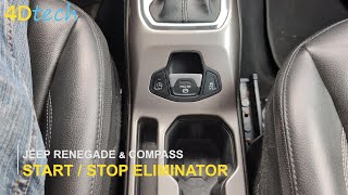 Jeep Compass amp Renegade DISABLE Auto StartStop Feature  Turn ON and OFF permanently 20192021 [upl. by Amaty]