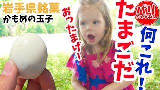 【絶賛の嵐】見た目とのギャップが凄い！フランス人が初めて日本のリアルな卵和菓子を食べた反応 [upl. by Earleen237]