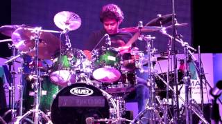 Tabla On Drums  Furtados Presents Mukul Dongre at Palm Expo 2014 [upl. by Yadahs]