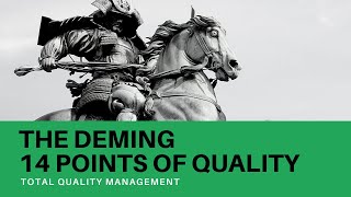 The DEMING 14 POINTS of Quality  The Deming Cycle and Philosophy [upl. by Pahl135]