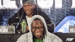 DEJI MUGS OFF KSI• ANESONGIB VS SLIM UNDERCARD PRESS CONFERENCE FT KSI • MISFITS amp DAZN BOXING [upl. by Alburg]