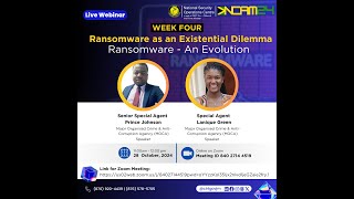 NCAM24  Ransomware as an Existential Dilemma Webinar Ransomware  An Evolution [upl. by Bentlee]