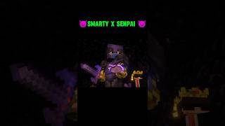 😈SMARTY X SENPAI😈  HOGALALLA SMP NEW MEMBER  shorts minecraft smartypie senpai edit [upl. by Hazem898]