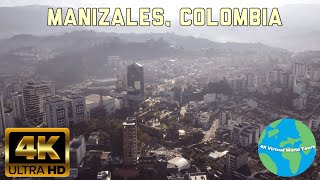 Manizales Colombia Avenida Santander  4K Virtual World Tour [upl. by Paine]