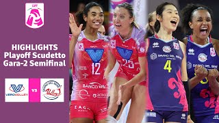 Milano  Scandicci  Highlights  Match 2 Semifinal   Lega Volley Femminile  Campionato 202223 [upl. by Zeralda]