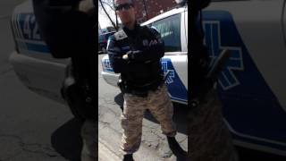 Contravention illegal policier zelé de montreal funny voice [upl. by Carlin139]