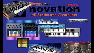 Novation All Synths and Controllers  500 Subs Special Vote [upl. by Atnohs]