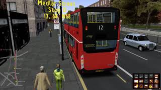 Omsi 2 London Line 12 Camberwell GreenOxford Circus [upl. by Prestige]