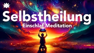 KÖRPER GEIST amp SEELE HEILEN 🌿 Einschlafen mit Meditation [upl. by Aisatan427]