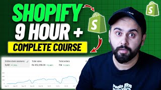 Shopify Full Course  Learn Shopify from Beginner to Advanced Level  9 Hours [upl. by Paapanen]