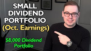 My Dividend Earnings in October 2024 8000 Portfolio [upl. by Elirpa]