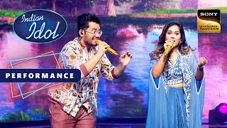 Indian Idol S14  quotO Sathi Chalquot पर Sayali और Dipan की Perfect Sync ने जीता सभी का दिल  Performance [upl. by Einhoj]