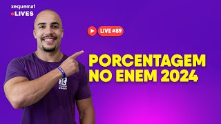 Porcentagem  Matemática Enem Live 89 [upl. by Critta942]