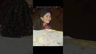 Chain ho chain ho song status  Sai pallavi in saree status  Sai pallavi traditional saree whatsapp [upl. by Hnib]