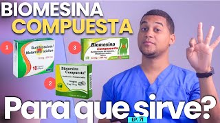 BIOMESINA COMPUESTA PARA QUE SIRVE  3 COSAS  MEDICAMENTOS [upl. by Mccoy95]