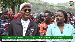 Appel du Très Hon Gelase Daniel Ndabirabe aux citoyens burundais en âge de voter [upl. by Elatnahc]