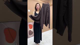 new Korean version brown winter long sweater for womens trendingfashion fashiontrands [upl. by Paige]