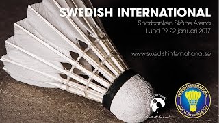 Rudolf Dellenbach vs Hermansyah MS Qualifier  Swedish International 2017 [upl. by Eciuqram]