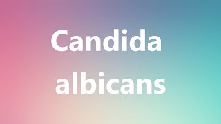 Candida albicans  Medical Definition [upl. by Adhern]