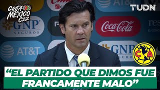 “Perdimos merecidamente” Solari tras el partido contra San Luis  TUDN [upl. by Trumaine174]