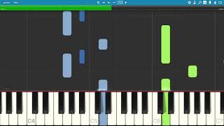 Silent Hill  Acceptance  Akira Yamaoka  Piano Tutorial  Synthesia  BODO [upl. by Nivla]