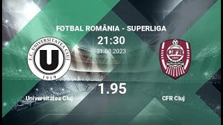 FC „U” ClujNapoca vs FC CFR Cluj  Superliga  21082023  COMENTARIU LIVE [upl. by Ojyma771]