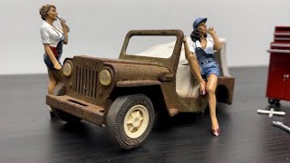 Tonka Mini Jeep Restoration amp Transform into Tiny Tonka SleeperJeeper [upl. by Eibbob]