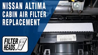 How to Replace Cabin Air Filter 2019 Nissan Altima  AQ1278C [upl. by Lapointe167]