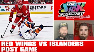 Red Wings vs Islanders Post Game  Red Wings Talk 26 [upl. by Kerrin533]