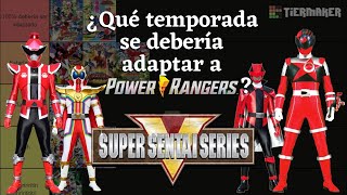 Los SUPER SENTAI que nunca se ADAPTARON A POWER RANGERS  Tierlist [upl. by Kiah]