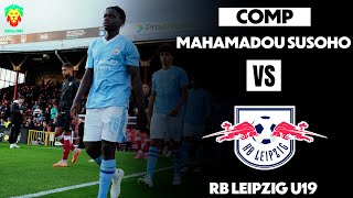 Mahamadou Susoho vs RB Leipzig U19  1 assist [upl. by Cyprio371]