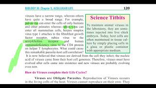 Parasitic nature of virus Host specificity of virus 1st year Biology virus parasite [upl. by Markman]