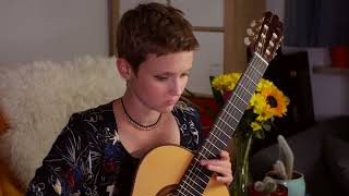 Stephanie Jones plays Verano Porteño by Astor Piazzolla on an Altamira Hanson N3 Concert Guitar [upl. by Arol]