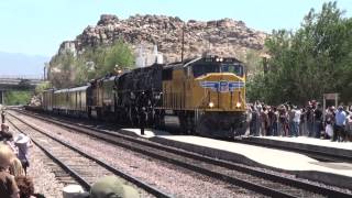 Big Boy 4014 Leaves California [upl. by Portland]