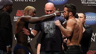 UFC 155 WeighIn Full Card Things Heat Up Between Guillard and Varner [upl. by Bassett626]