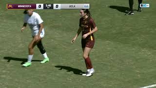 UCLA Bruins vs Minnesota Golden Gophers  B1G Womens Soccer [upl. by Kcaj495]