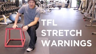 TFL stretch should not cause knee pain [upl. by Ahsinik66]