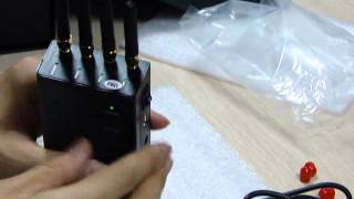 AntiTracking jammer GPS jammer TG121G [upl. by Santiago]